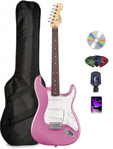 Fender Squier Stratocaster - Flash Pink w/ Gig Bag