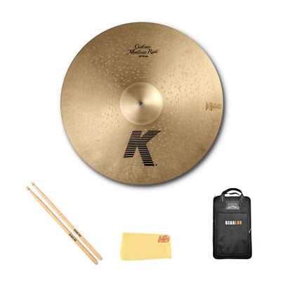 Zildjian K0854 20" K Custom Medium Ride Cymbal w/ Drumstick Bag
