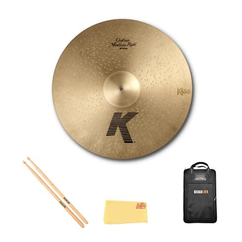 Zildjian K0854 20" K Custom Medium Ride Cymbal w/ Drumstick Bag