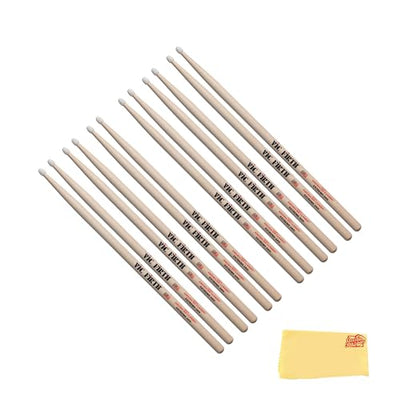 Vic Firth X5AN American Classic Extreme 5A Nylon Tip Drumsticks - 6 Pack