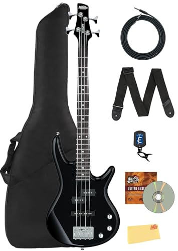 Ibanez GSRM20 SR Gio miKro Short-Scale Bass Guitar - Black w/ Gig Bag