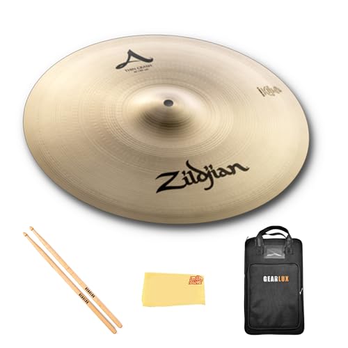 Zildjian A0223 16" A Thin Crash Cymbal w/ Drumstick Bag