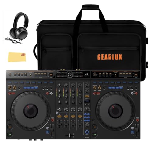 Pioneer DJ AlphaTheta DDJ-GRV6 4-Channel Performance DJ Controller w/ Case