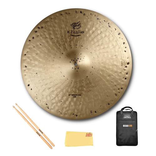 Zildjian K1113 20" K Constantinople Medium Thin Low Ride Cymbal w/ Drumstick Bag