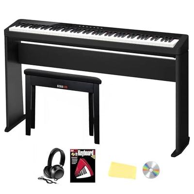 Casio PX-S5000 Privia Slim Digital Piano - Black w/ CS-68 Stand