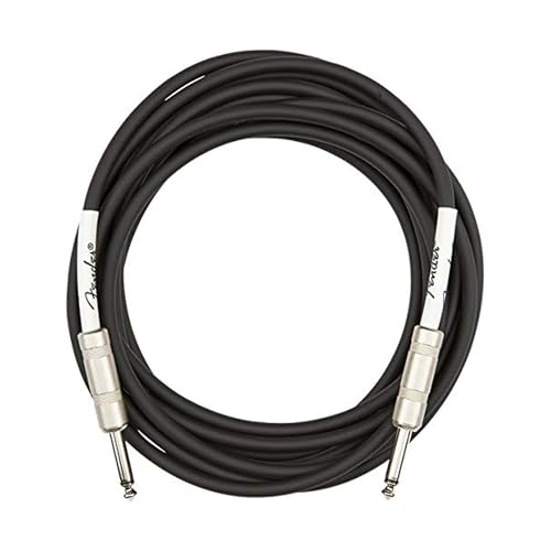 Fender 18.6-Foot Original Instrument Cable, Straight-Straight, Black - 1 Pack