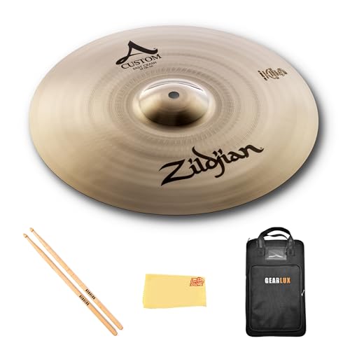 Zildjian A20536 14" A Custom Fast Crash Cymbal w/ Drumstick Bag