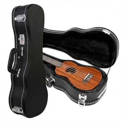 Gearlux Wooden Soprano Ukulele Case - Black