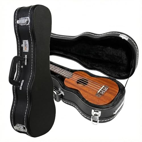 Gearlux Wooden Soprano Ukulele Case - Black
