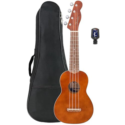 Fender Venice Soprano Ukulele - Natural w/ Gig Bag