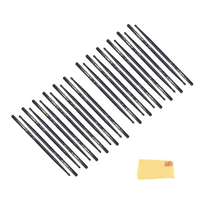 Zildjian 5B Nylon Black Drumsticks - 12 Pack