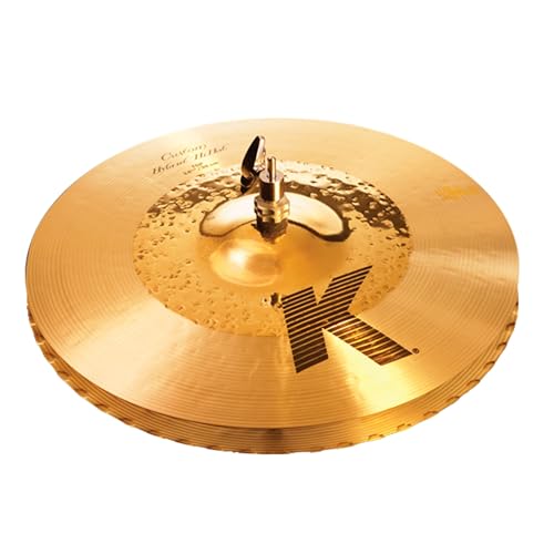 Zildjian K1226 14 1/4" K Custom Hybrid Hi-Hat Cymbal - Bottom