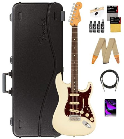 Fender American Professional II Stratocaster - Olympic White w/ Guitar Cleaning Kit