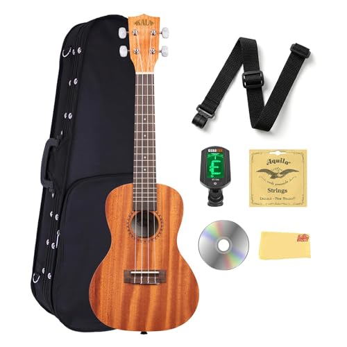 Kala KA-15C Satin Mahogany Concert Ukulele w/ Hard Case