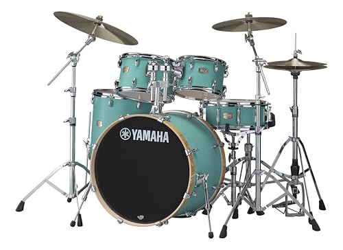 Yamaha SBP2F50 Stage Custom Birch 5-Piece Shell Pack - Matte Surf Green