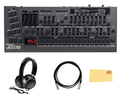 Roland JD-08 Sound Module Programmable Synthesizer w/ MIDI Cable