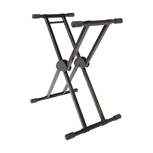 Roland KS-20X Spring-Loaded Double-Braced Keyboard Stand - Black