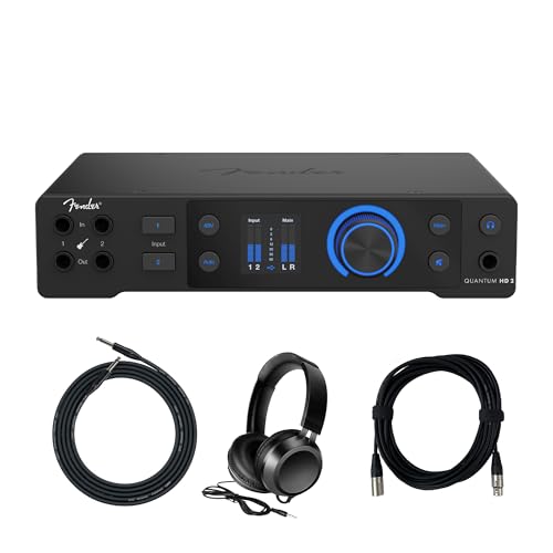 Fender Quantum HD 2 USB-C Audio Interface w/ Headphones