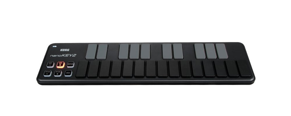 Korg nanoKEY2 Slim-Line USB Keyboard Controller - Black