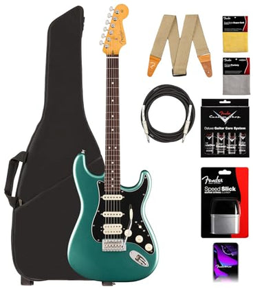 Fender American Professional Classic Stratocaster HSS - Faded Sherwood Green Metallic w/ Cleaning Kit