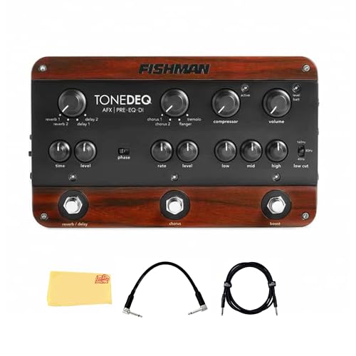Fishman ToneDEQ Acoustic Preamp w/ Instrument Cable