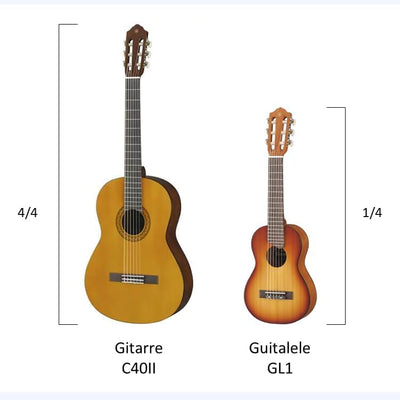 Yamaha GL1 Guitalele Guitar Ukulele - Tobacco Brown Sunburst