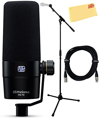 PreSonus PD-70 Dynamic Vocal Microphone w/ Boom Stand