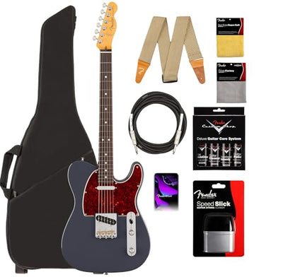 Fender American Professional Classic Telecaster - Faded Black w/ Cleaning Kit