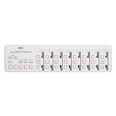 Korg nanoKONTROL2 Slim-Line USB Controller - White