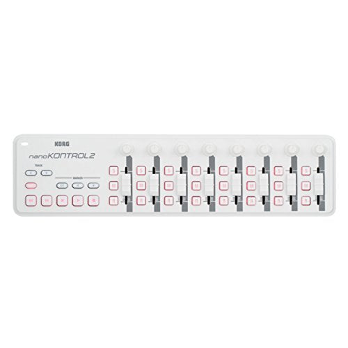 Korg nanoKONTROL2 Slim-Line USB Controller - White