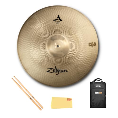 Zildjian A0498 20" A Stadium Medium Heavy Cymbal - Single w/ Drumstick Bag