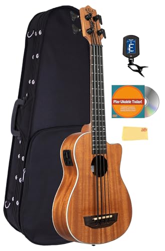 Kala UBASS-SCOUT-FS Scout Acoustic-Electric U-Bass Ukulele Bass w/ Case
