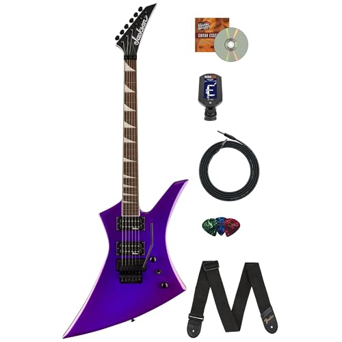 Jackson X Series Kelly KEX Electric Guitar - Deep Purple Metallic w/ Instrument Cable