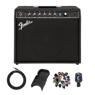 Fender Mustang LTX100 Guitar Combo Amplifier - Black w/ Amperstand Cradle