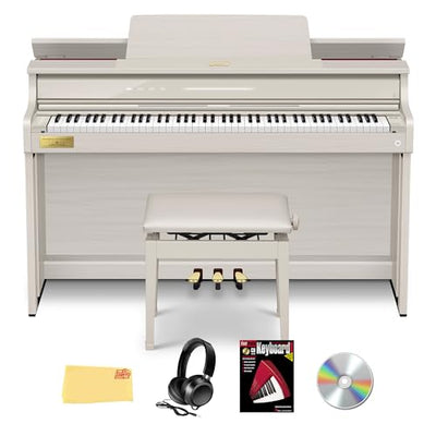 Casio AP-750 Celviano 88-Key Digital Piano - White w/ Cover