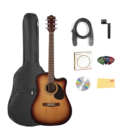 Gretsch Prelude D100CE Dreadnought Cutaway Acoustic-Electric Guitar - Sunburst w/ Gig Bag