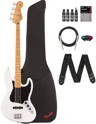 Fender Player II Jazz Bass - Polar White w/ Cleaning Kit