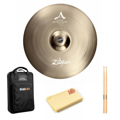 Zildjian A20822 21" A Custom 20th Anniversary Ride Cymbal w/ Drumstick Bag