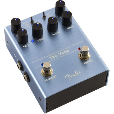 Fender Tre-Verb Digital Reverb-Tremolo Pedal w/ Instrument Cable