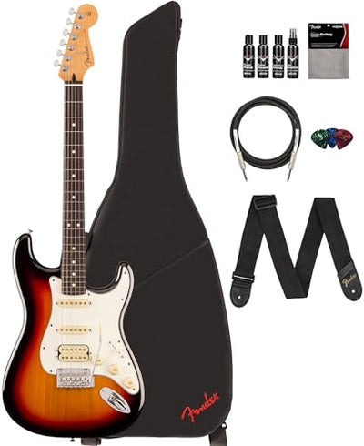 Fender Player II Stratocaster HSS - 3-Color Sunburst w/ Cleaning Kit