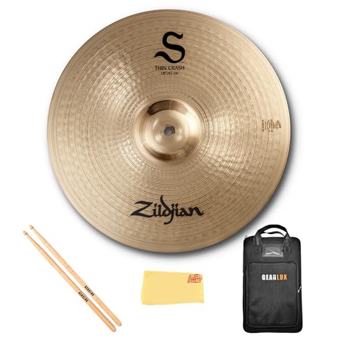 Zildjian S18TC 18" S Thin Crash Cymbal w/ Drumstick Bag