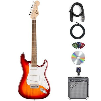 Fender Squier Sonic Stratocaster - Sienna Sunburst w/ Amplifier