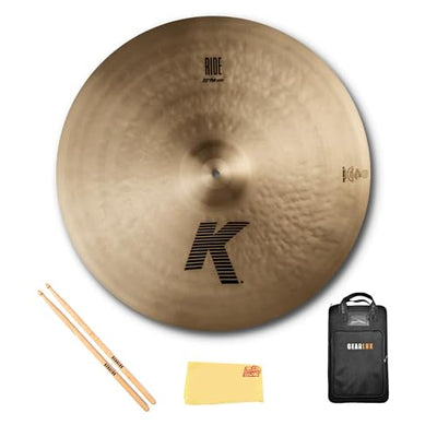 Zildjian K0819 22" K Ride Cymbal w/ Drumstick Bag