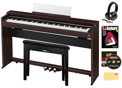 Casio AP-S200 Celviano 88-Key Digital Piano - Brown w/ Furniture Bench