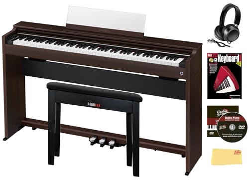 Casio AP-S200 Celviano 88-Key Digital Piano - Brown w/ Furniture Bench