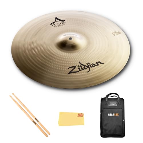 Zildjian A20583 17" A Custom Projection Crash Cymbal w/ Drumstick Bag