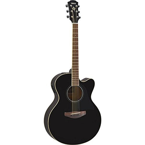 Yamaha CPX600 Acoustic-Electric Guitar - Black w/ Gig Bag