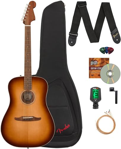 Fender Redondo Classic Acoustic-Electric Guitar - Aged Cognac Burst w/ Gig Bag