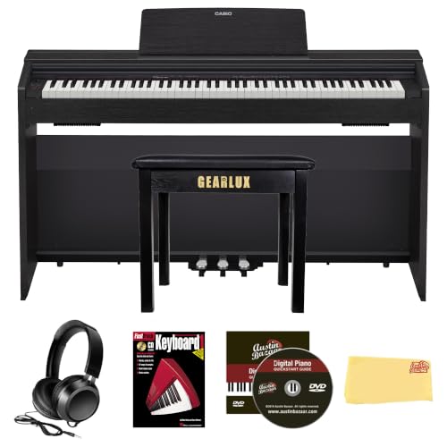 Casio PX-870 Privia Digital Piano - Black w/ Furniture Bench