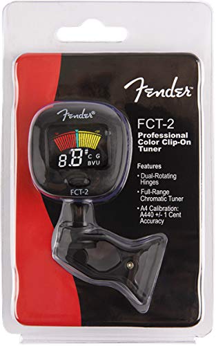 Fender FCT-2 Clip-On Tuner w/ Picks